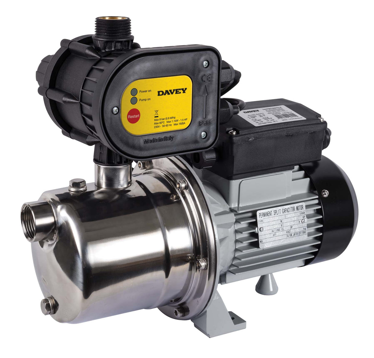 Davey SJ35-04PC Silver Series Domestic Jet Pump