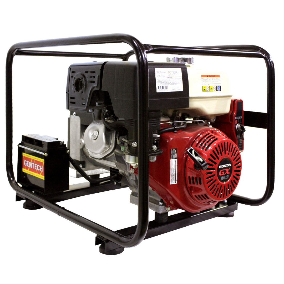 Gentech EP7000HSRE Honda Powered Generator - E/Start